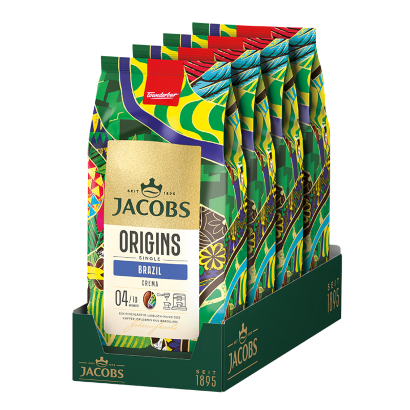 Jacobs Origins Brazil Kaffeebohnen