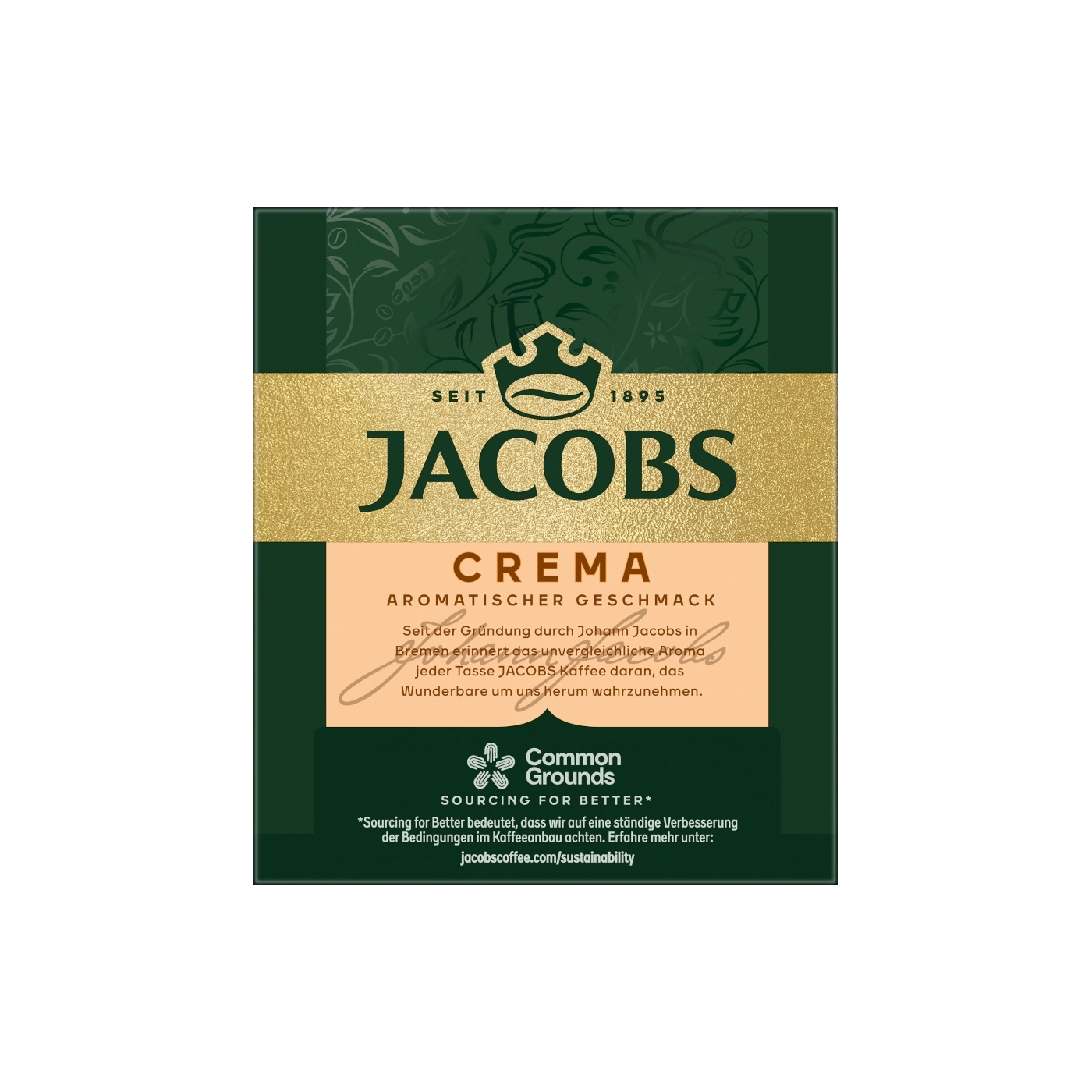 Jacobs Crema Kaffee mit Aromatischer Geschmack