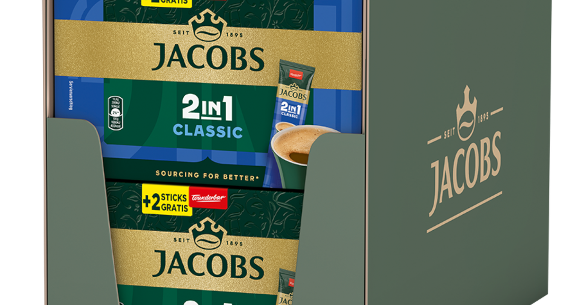 Jacobs 2in1 144 Kaffeesticks | Jacobs Onlineshop