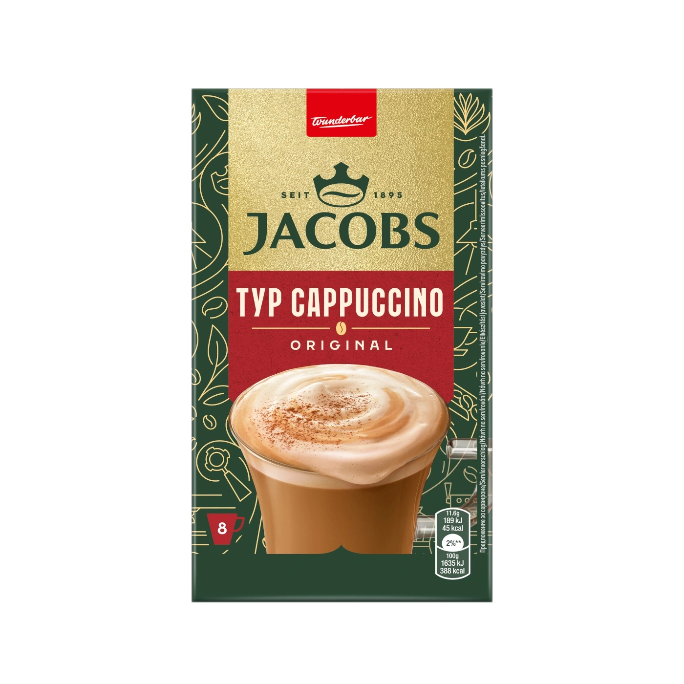 Jacobs Typ Cappuccino Löslicher Kaffee