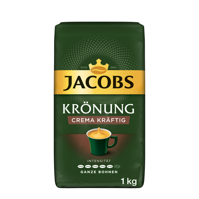 Jacobs Krönung Crema Kräftig Kaffeebohnen