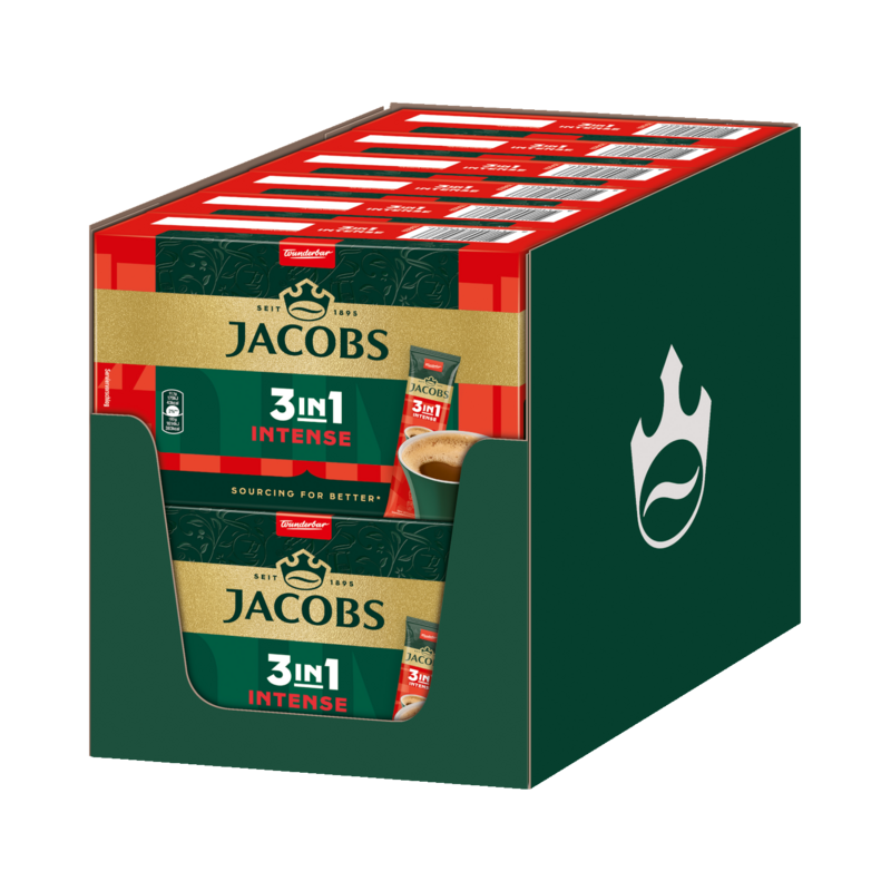 Jacobs 3in1 Intense Kaffeesticks Löslicher Kaffee