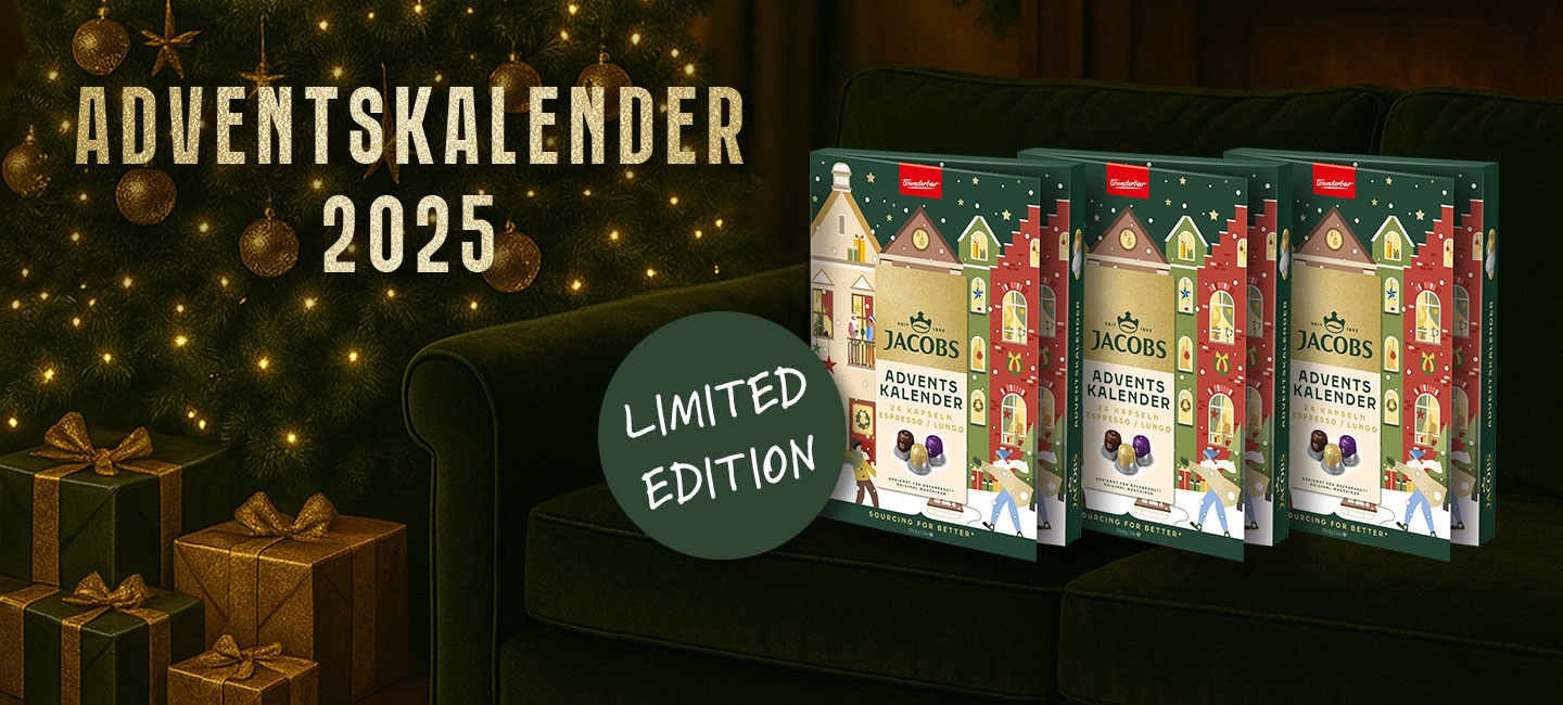 Aktionsbanner mit dem Jacobs Adventskalender 2025