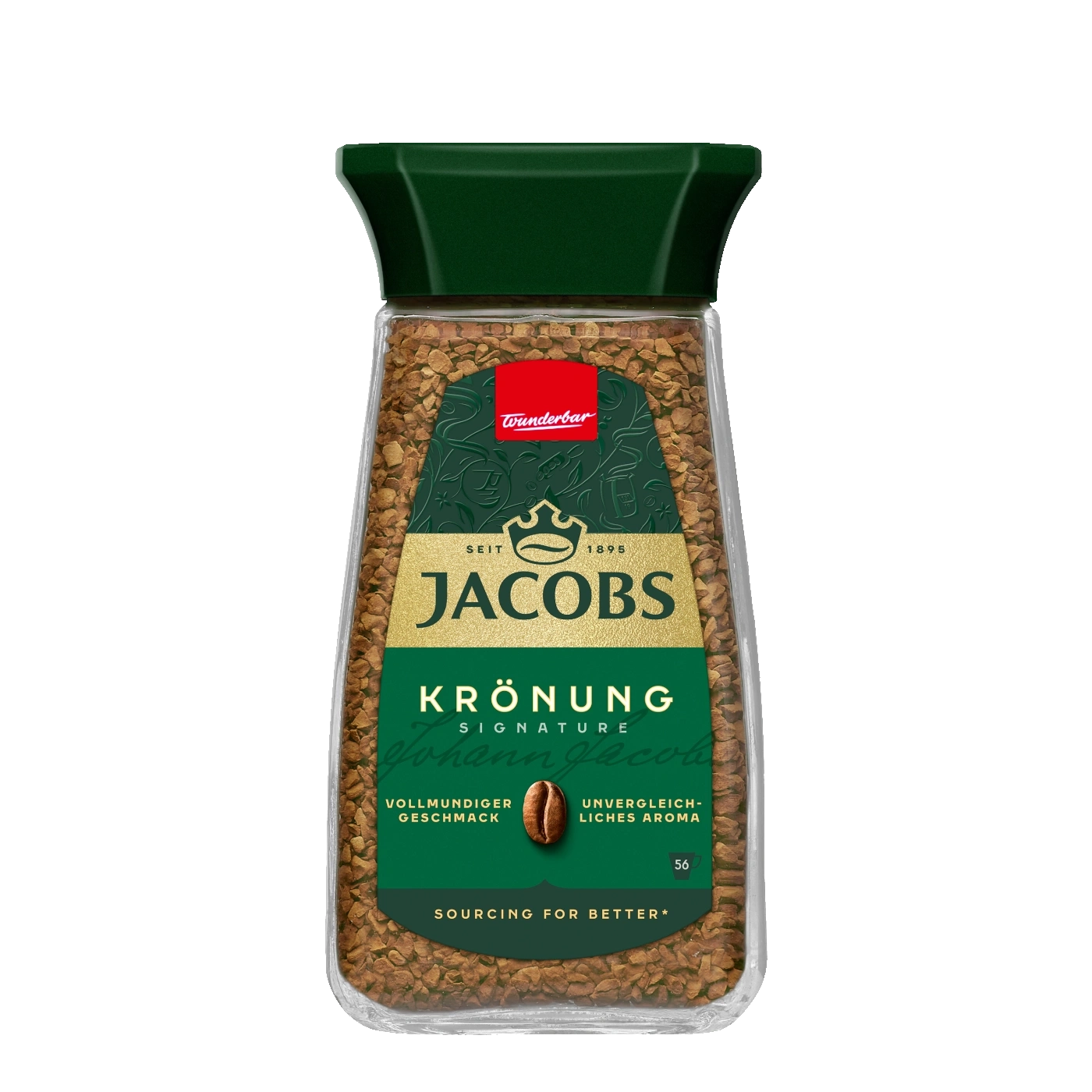 Jacobs Krönung Kaffee, vollmundiger Geschmack, unvergleichliches Aroma, 56 Portionen