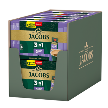 Jacobs 3in1 Milka 144 Sticks Löslicher Kaffee