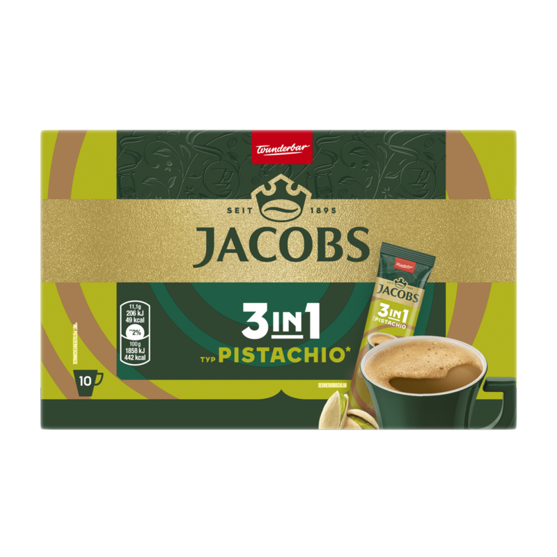 Jacobs 3in1 Pistachio Löslicher Kaffee