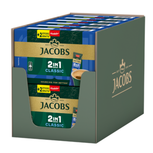Jacobs 2in1 144 Kaffeesticks Löslicher Kaffee