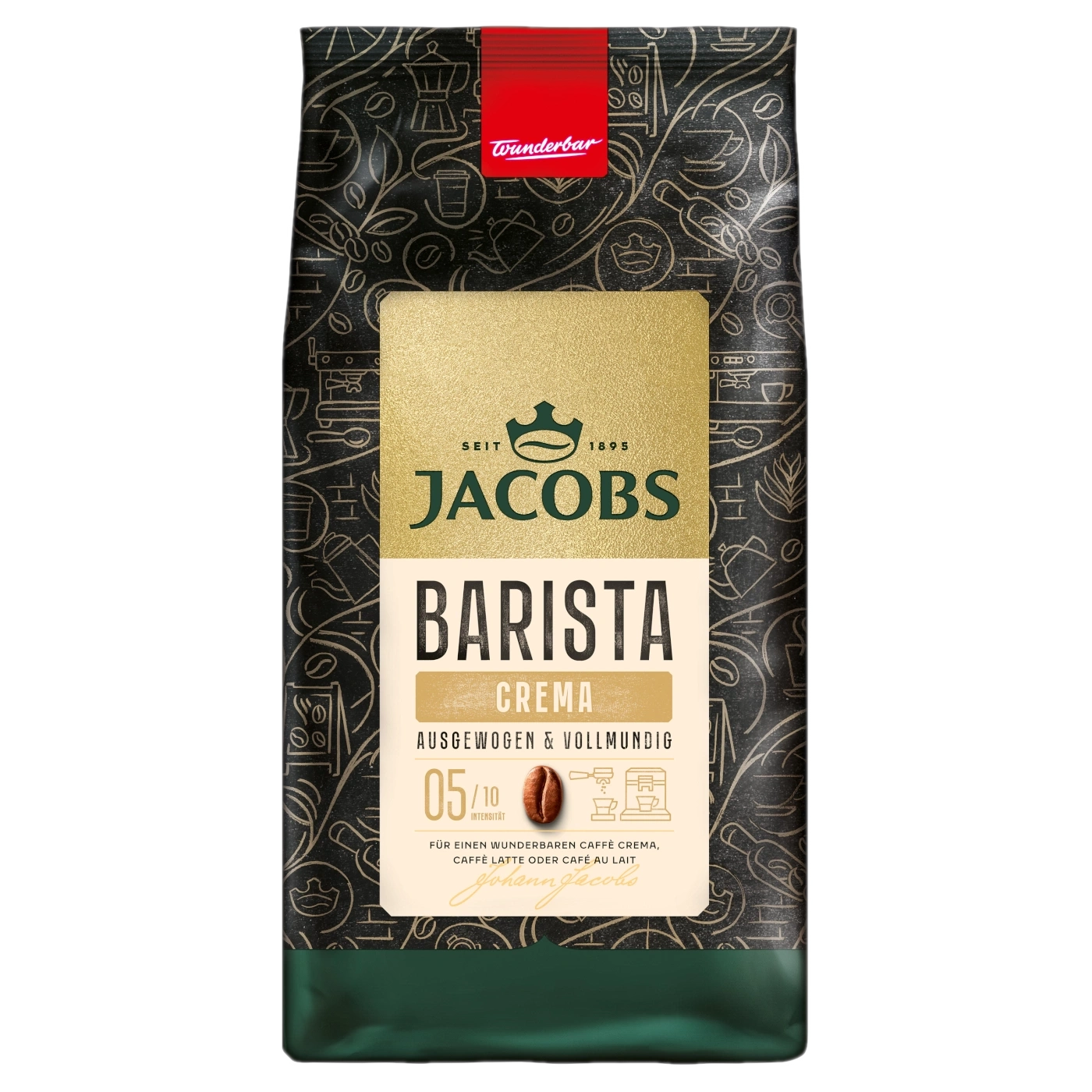 Jacobs Barista Crema Kaffeebohnen