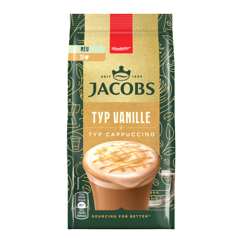 Jacobs Typ Vanille Cappuccino Löslicher Kaffee