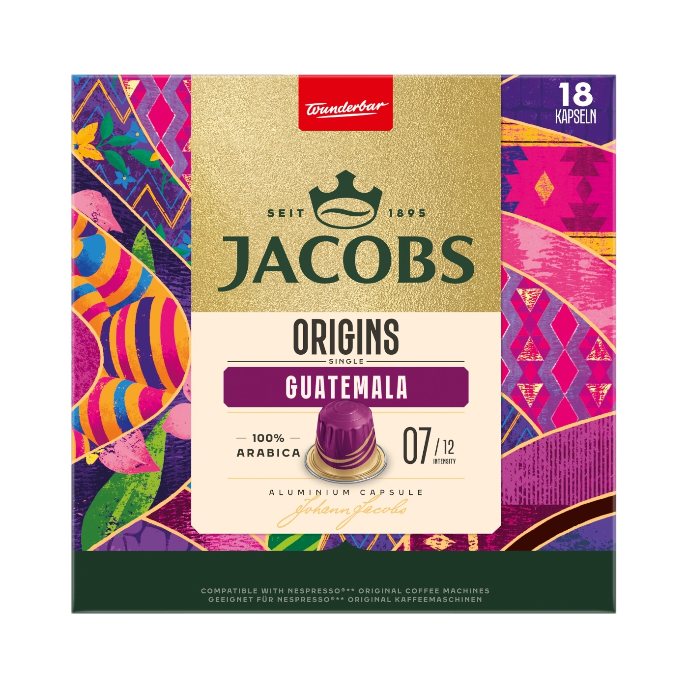 Jacobs Origins 7 Guatemala Kaffeekapseln