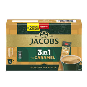 Jacobs 3in1 Caramel 10+2 Löslicher Kaffee