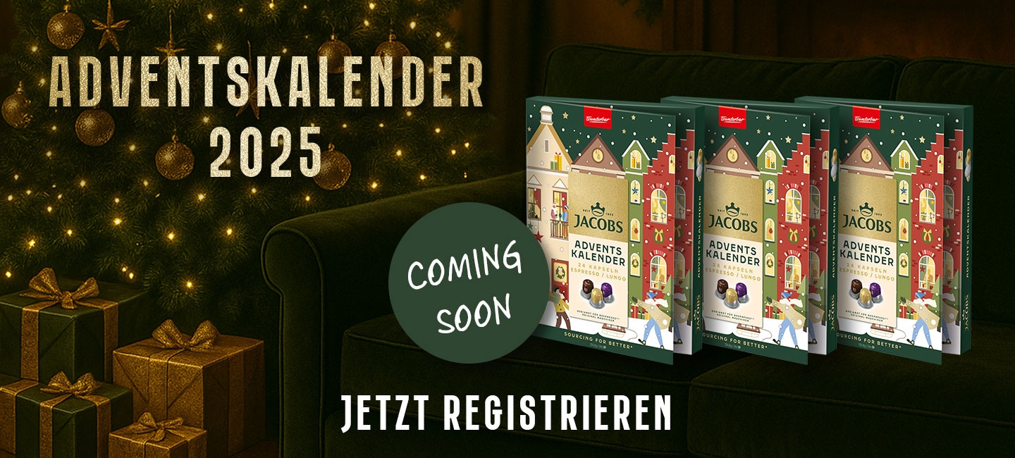 Aktionsbanner mit dem Jacobs Adventskalender 2025