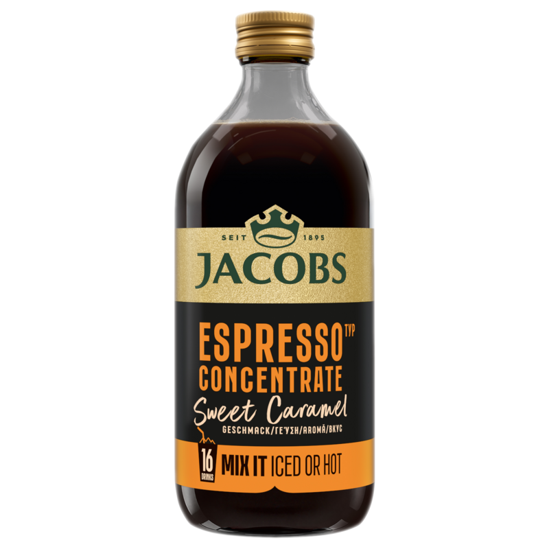 Jacobs Espresso Konzentrat Süßer Karamell Geschmack