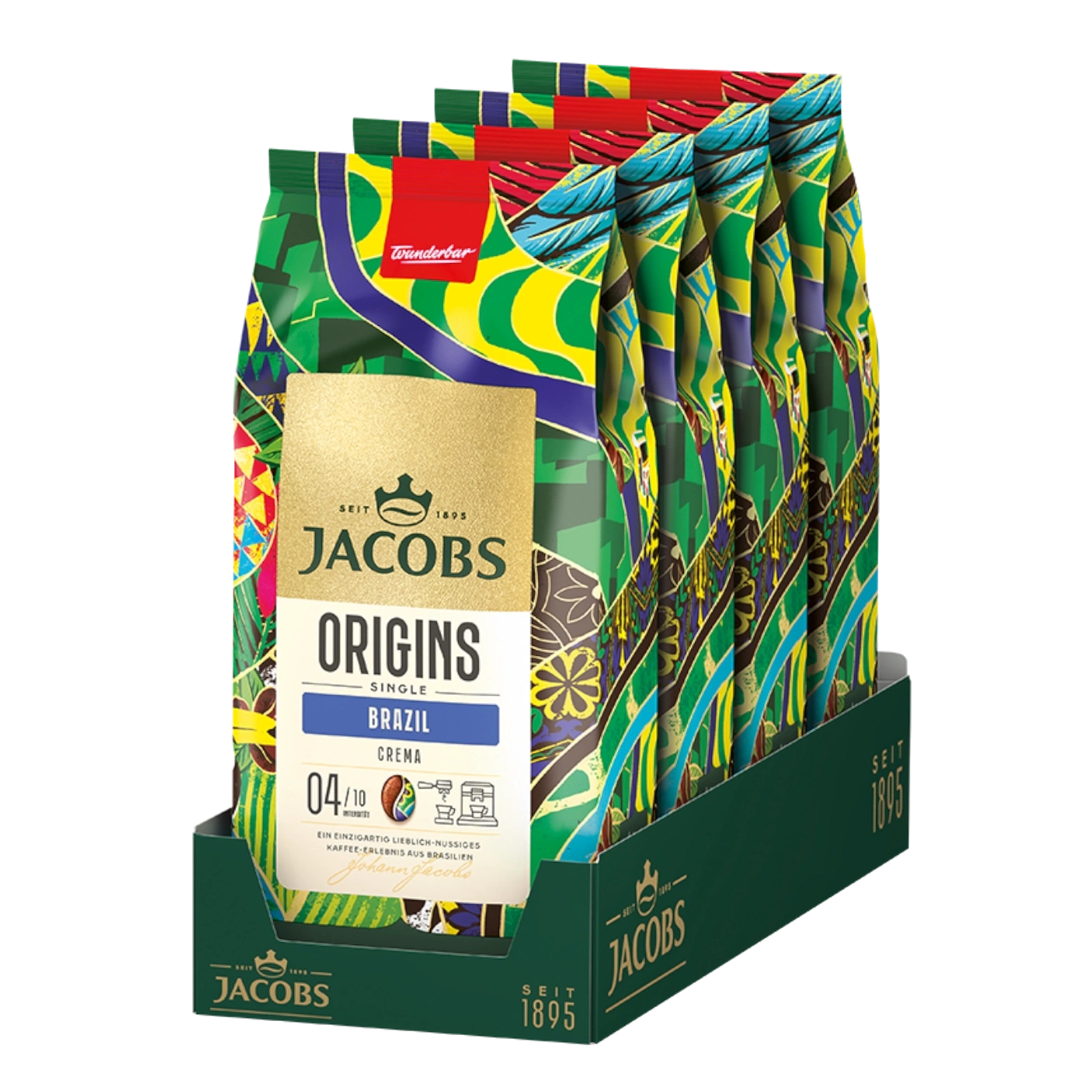 Jacobs Origins Brazil Kaffeebohnen