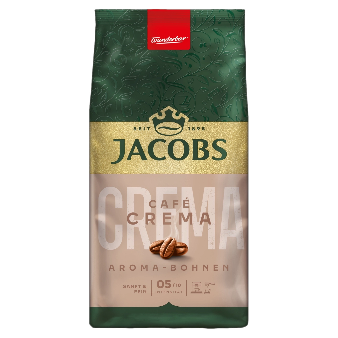 Jacobs Crema Aroma-Bohnen Kaffeebohnen