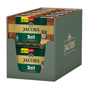 Jacobs 3in1 144 Kaffeesticks Löslicher Kaffee