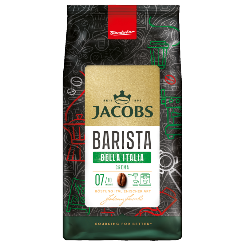 Jacobs Barista Bella Italia Kaffeebohnen
