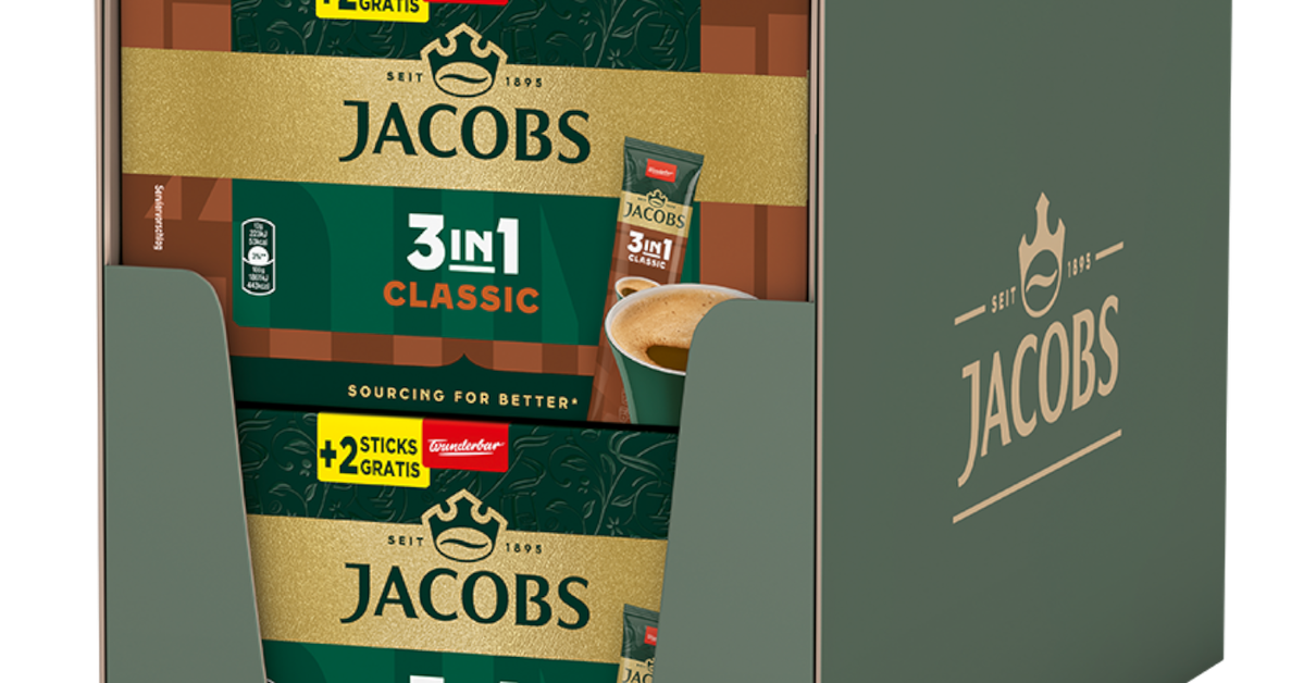 Jacobs 3in1 Classic 144 Sticks