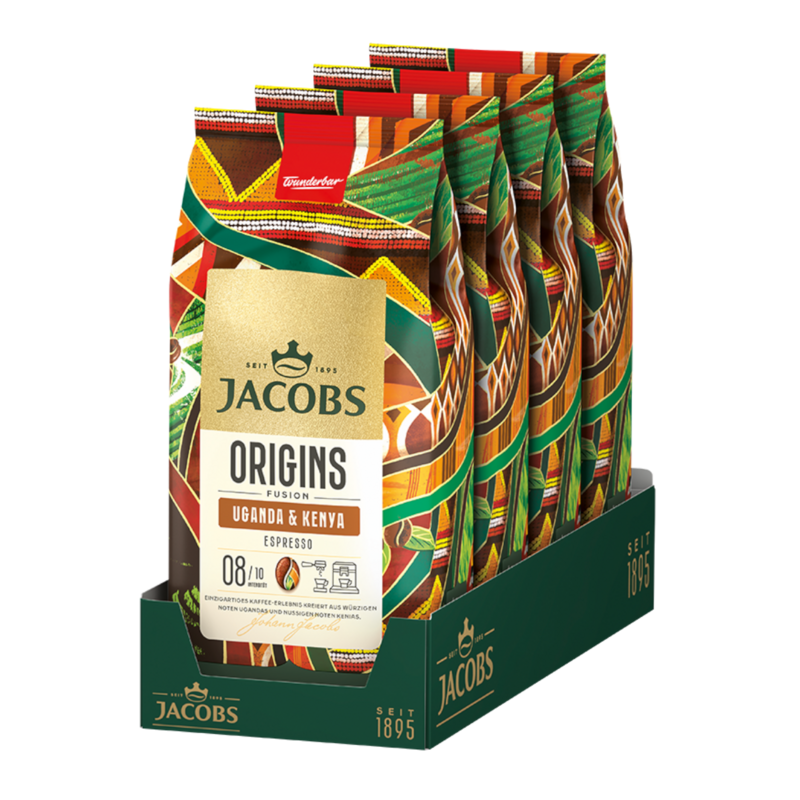 Jacobs Origins Uganda & Kenya Kaffeebohnen