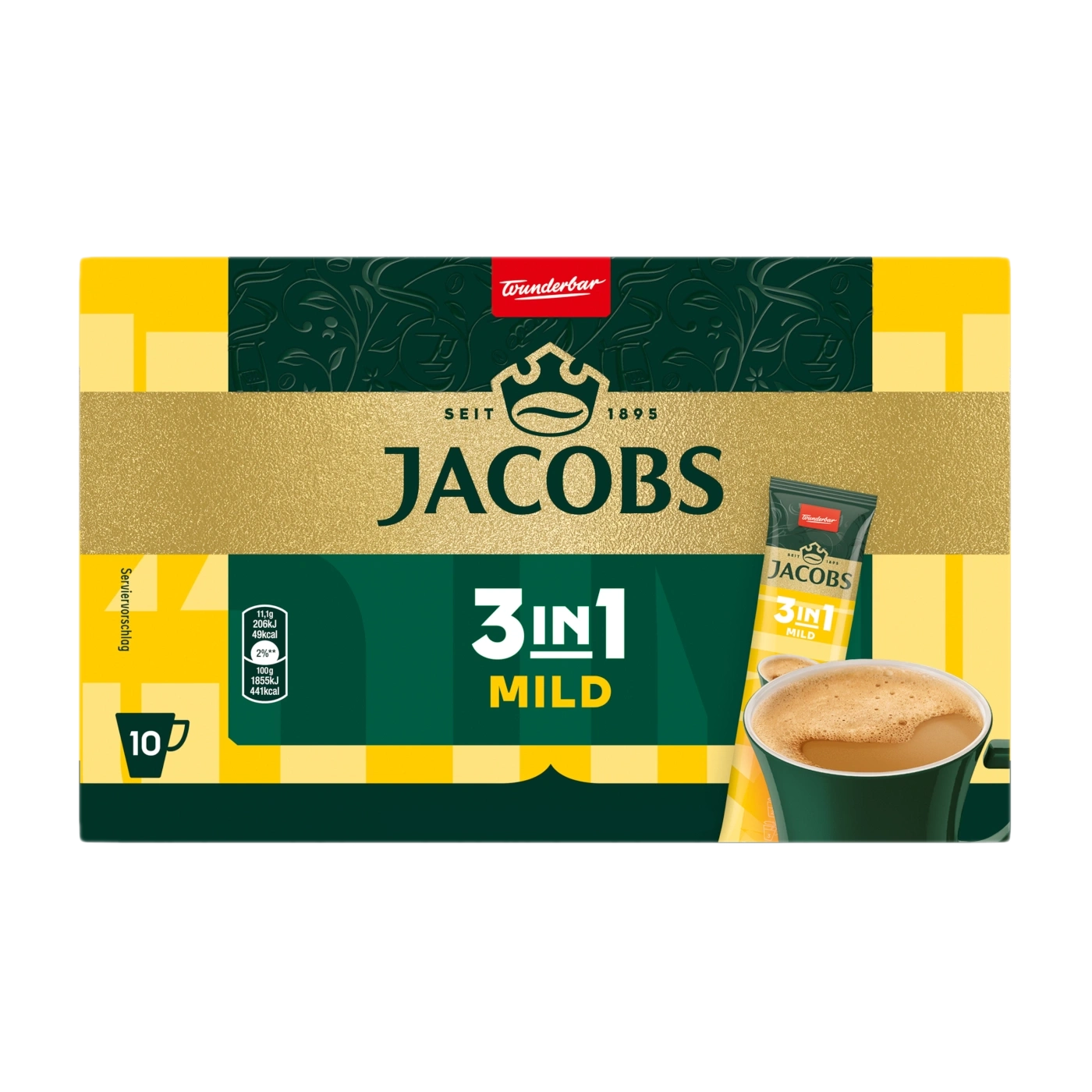 Jacobs 3in1 Mild Löslicher Kaffee