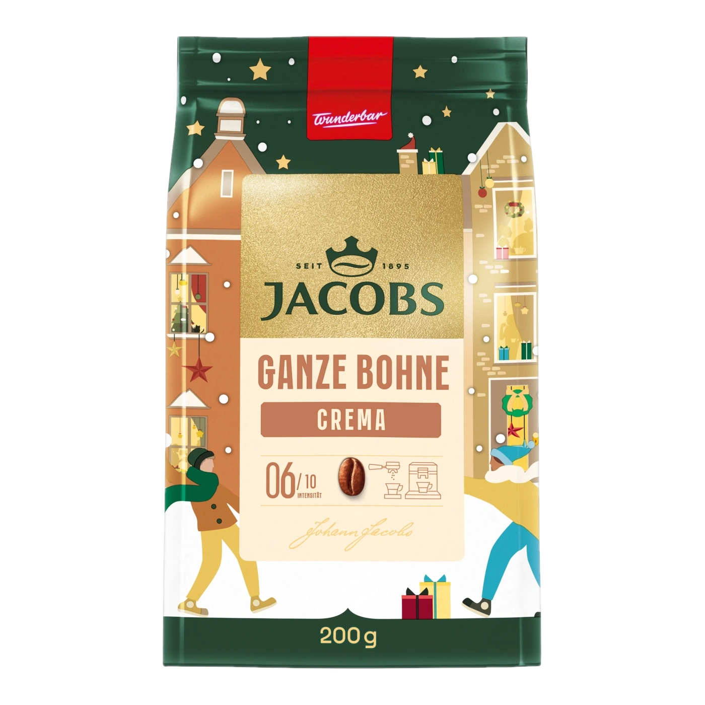 Jacobs Ganze Bohne Crema Weihnachtsedition 200g