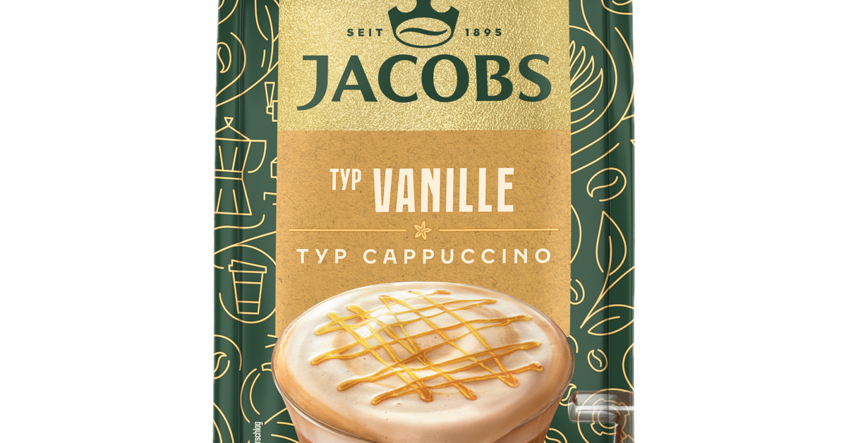 Jacobs Typ Vanille Cappuccino Nachfüllbeutel 360g