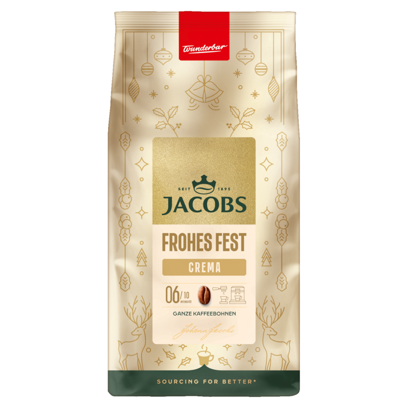 Jacobs Crema Weihnachtsedition Kaffeebohnen