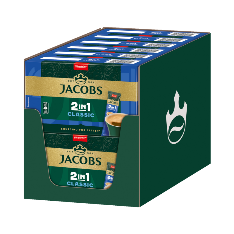 Jacobs 2in1 Classic Kaffee-Box, Wunderbar, Sourcing for Better, 1895