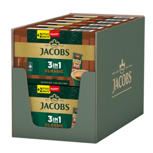 Jacobs 3in1 144 Kaffeesticks Löslicher Kaffee