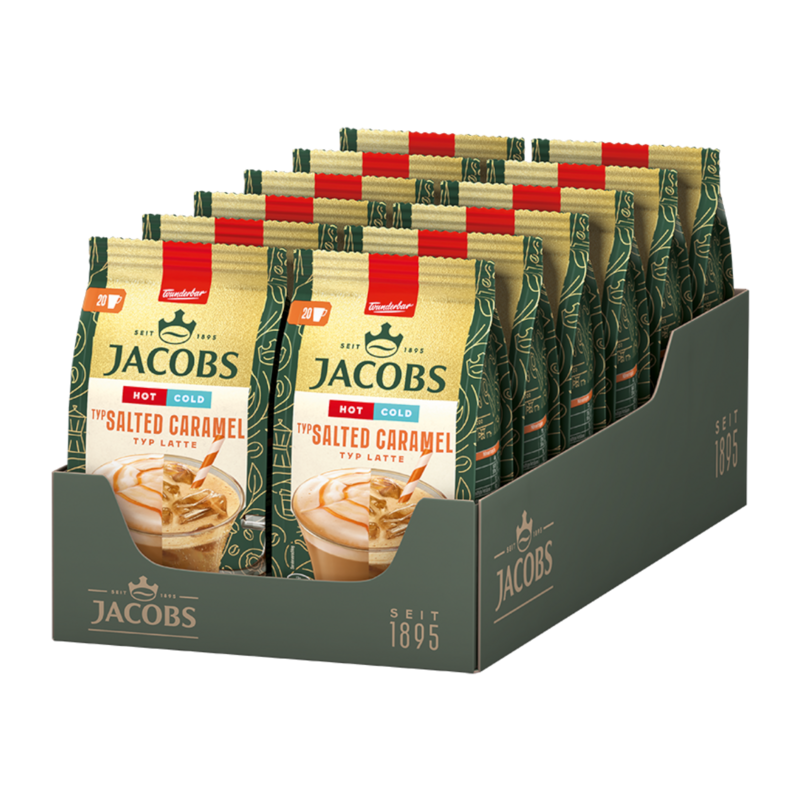 Jacobs Typ Salted Caramel Hot and Cold Löslicher Kaffee