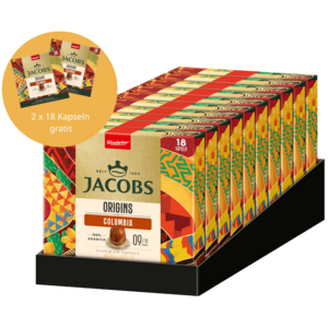 Jacobs Origins 9 Colombia Kaffeekapseln