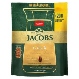 Jacobs Instant Gold Nachfüllbeutel Löslicher Kaffee