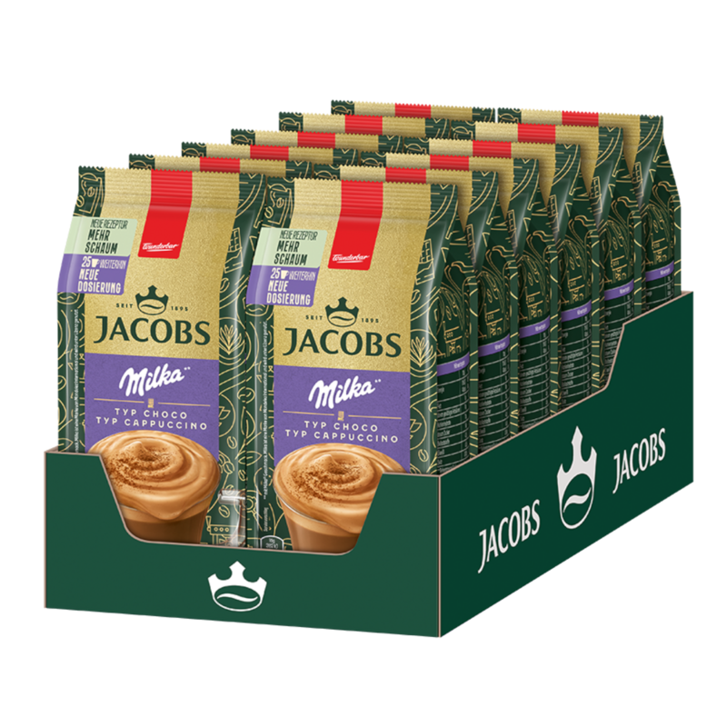Jacobs Typ Choco Cappuccino Nachfüllbeutel Löslicher Kaffee