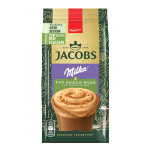 Jacobs Typ Choco Nuss Cappuccino Nachfüllbeutel Löslicher Kaffee